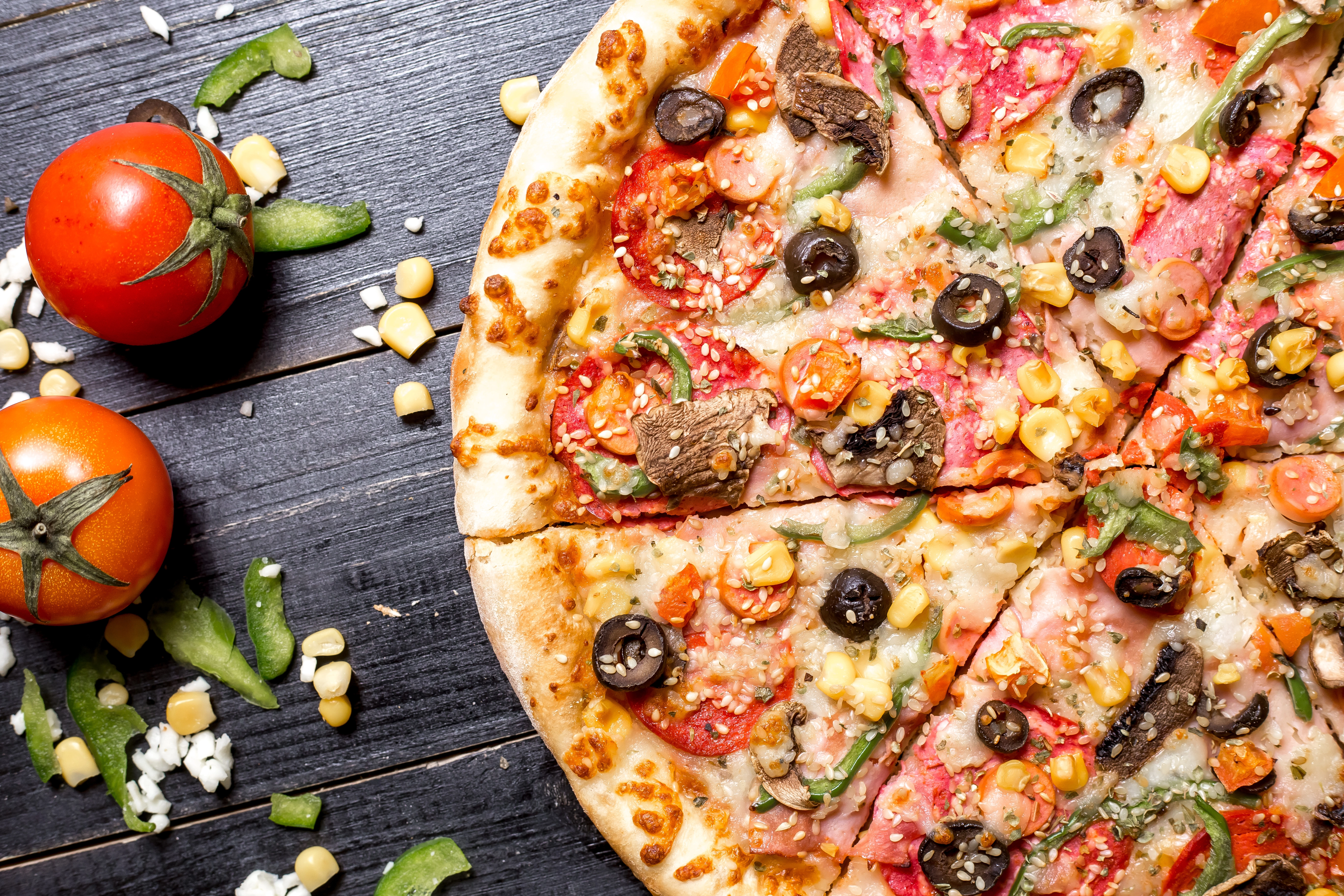 Delicious halal pizza at Pizza Square St - Best pizza restaurant in Calgary SE